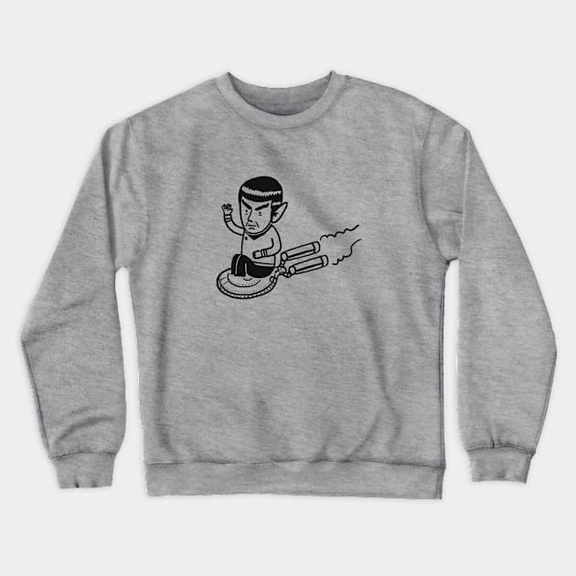 Spock Star Trek Crewneck Sweatshirt by aliensuit